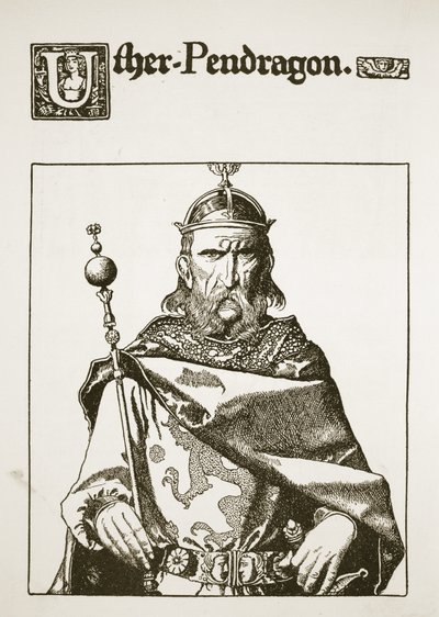 Uther Pendragon, illustration from 
